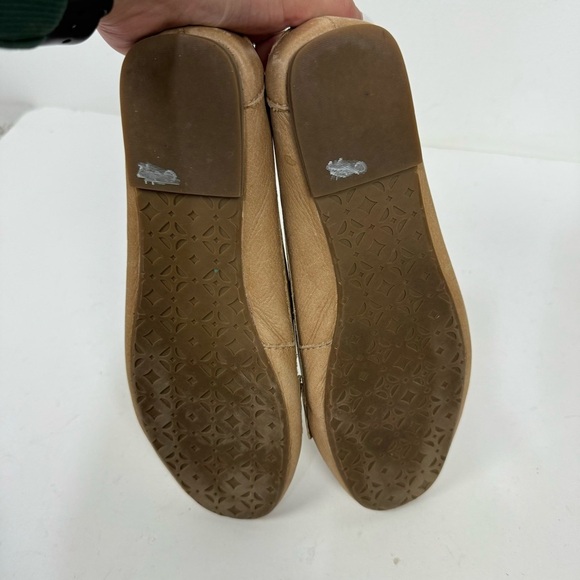 Fossil Brown Leather Slip On Loafers Flats Shoes Neutral - Picture 4 of 6